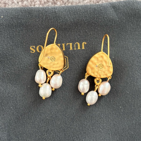 NWOT Julie Vos Aquitaine Chandelier Earring